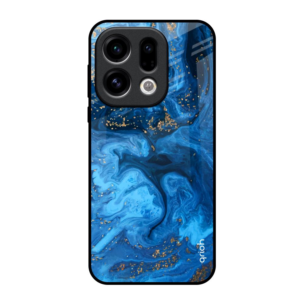 Gold Sprinkle Oppo Find X9 Glass Back Cover Online
