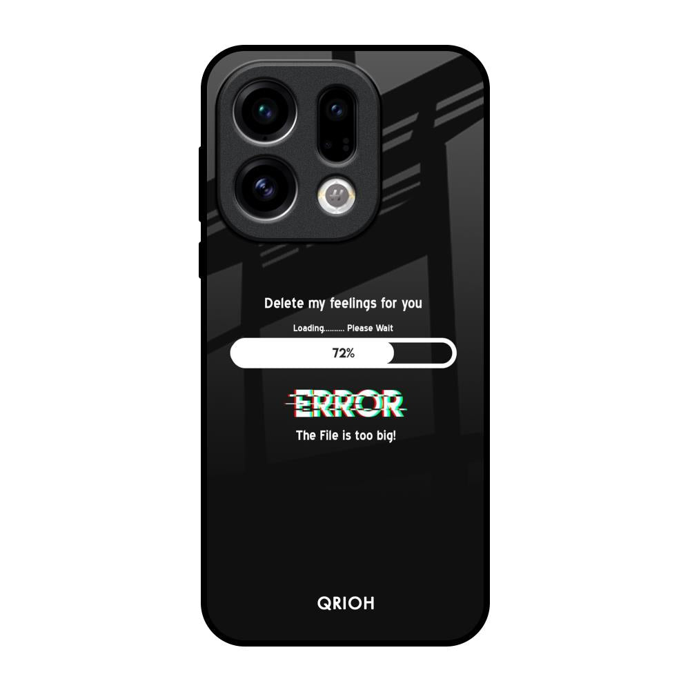 Error Oppo Find X9 Glass Back Cover Online