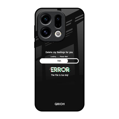 Error Oppo Find X9 Glass Back Cover Online