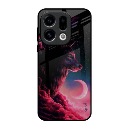 Moon Wolf Oppo Find X9 Glass Back Cover Online