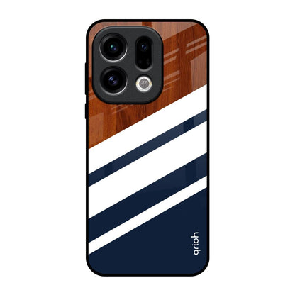 Bold Stripes Oppo Find X9 Glass Back Cover Online