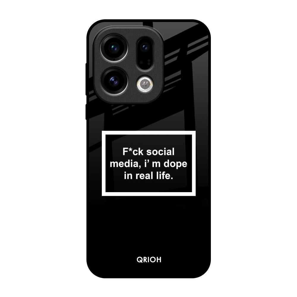 Dope In Life Oppo Find X9 Glass Back Cover Online