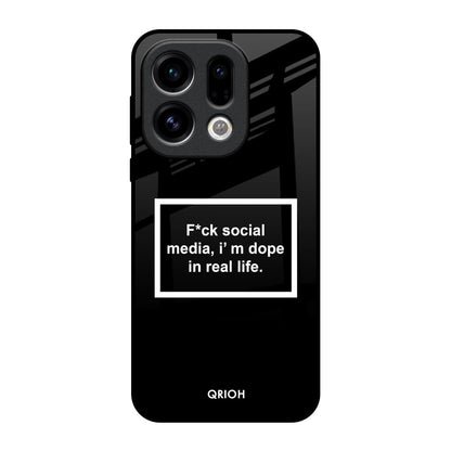Dope In Life Oppo Find X9 Glass Back Cover Online