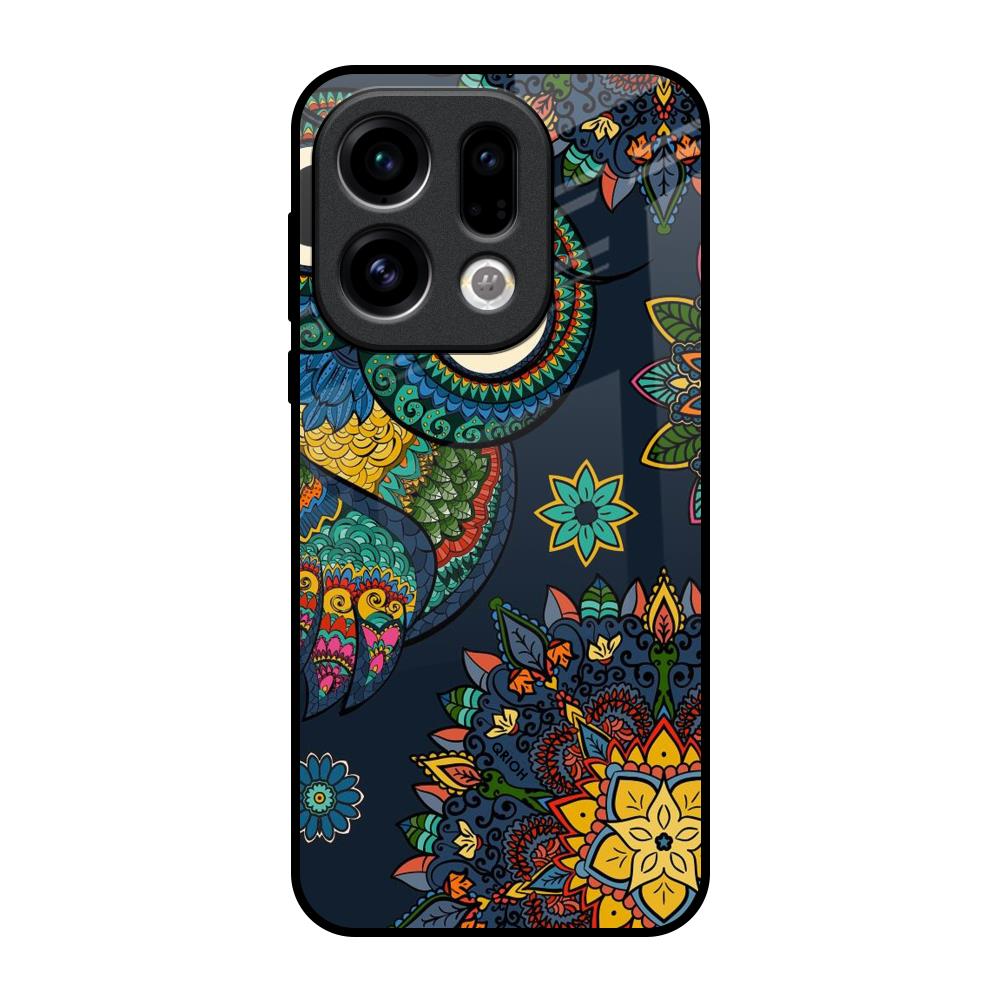 Owl Art Oppo Find X9 Glass Back Cover Online