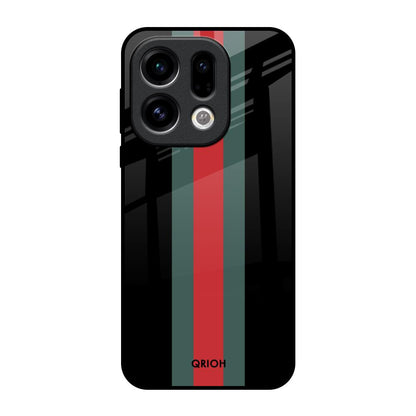 Vertical Stripes Oppo Find X9 Glass Back Cover Online
