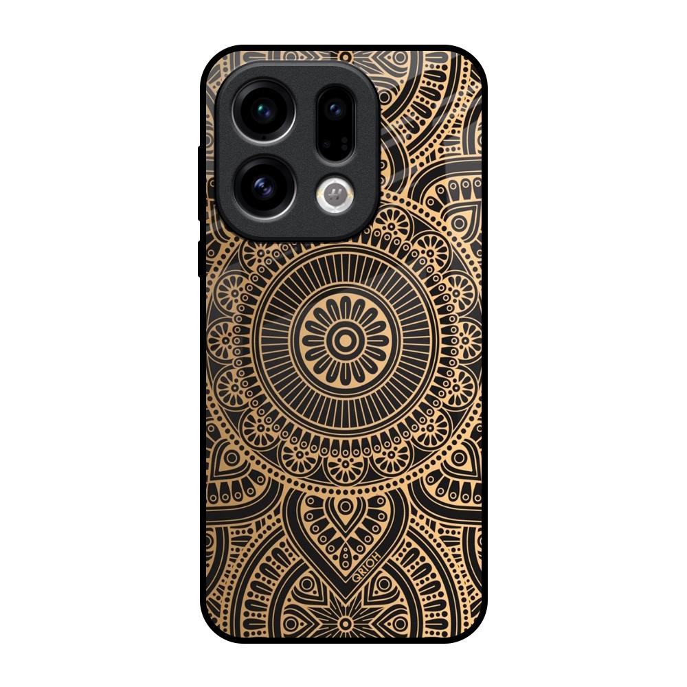 Luxury Mandala Oppo Find X9 Glass Back Cover Online