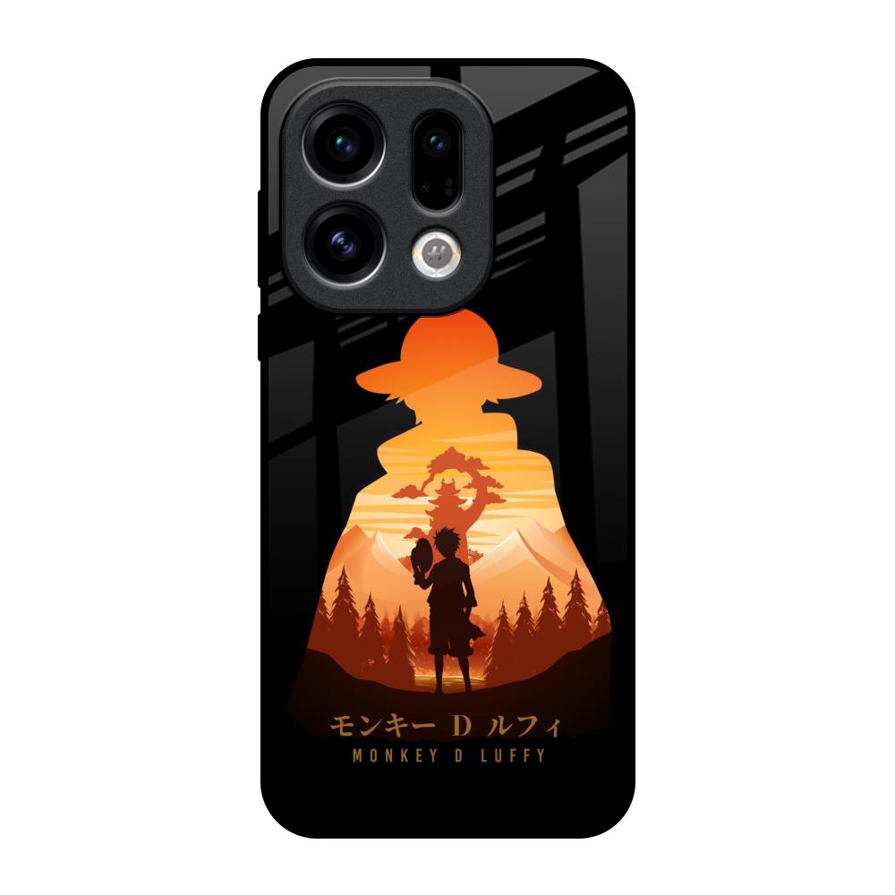 Luffy One Piece Oppo Find X9 Glass Back Cover Online