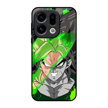 Anime Green Splash Oppo Find X9 Glass Back Cover Online