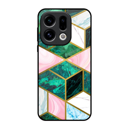 Seamless Green Marble Oppo Find X9 Glass Back Cover Online