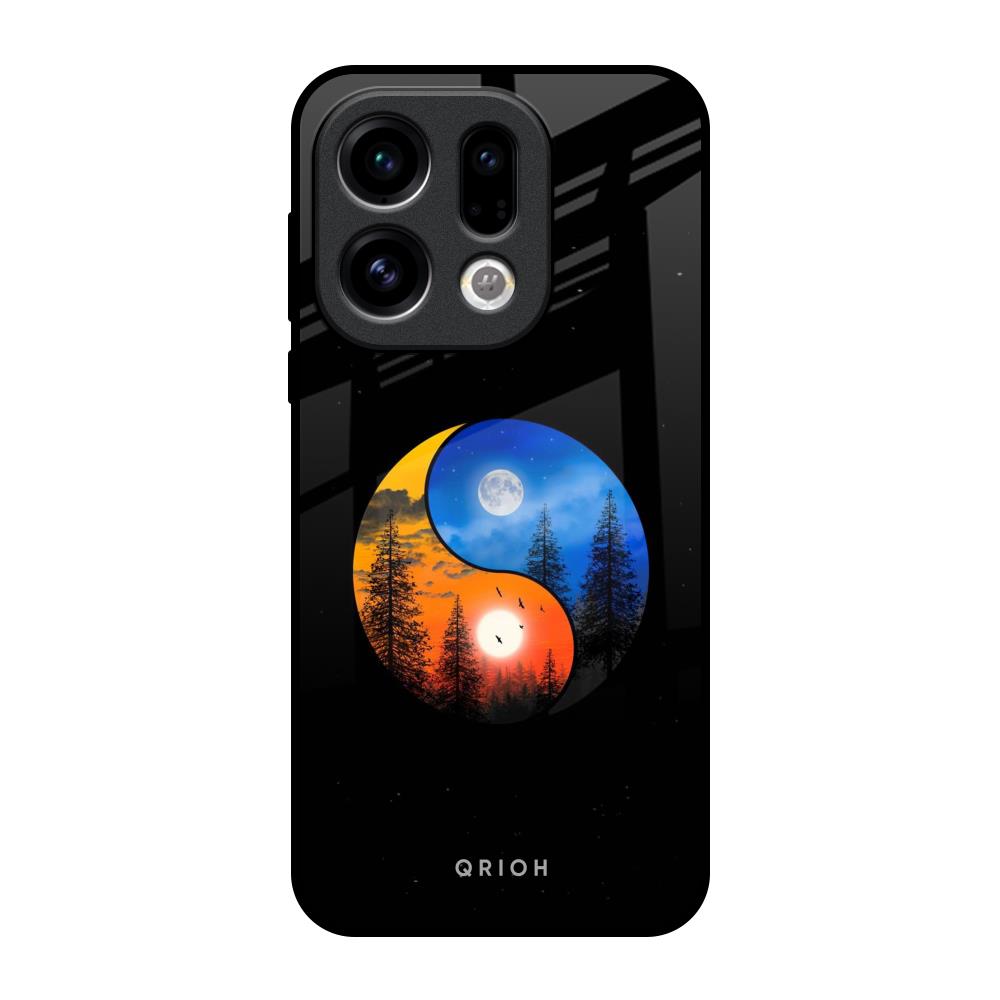 Yin Yang Balance Oppo Find X9 Glass Back Cover Online