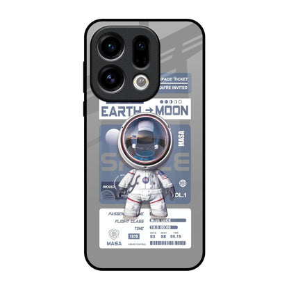Space Flight Pass Oppo Find X9 Glass Back Cover Online