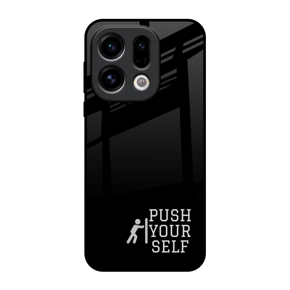 Push Your Self Oppo Find X9 Glass Back Cover Online