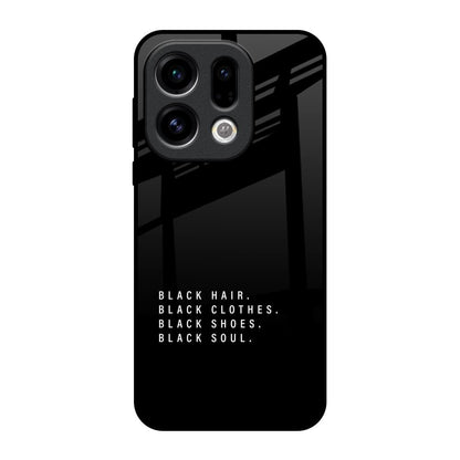 Black Soul Oppo Find X9 Glass Back Cover Online