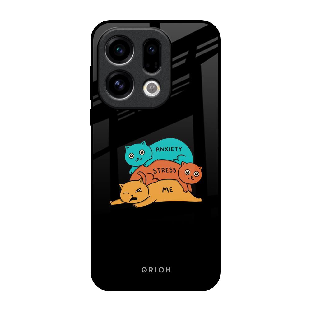 Anxiety Stress Oppo Find X9 Glass Back Cover Online