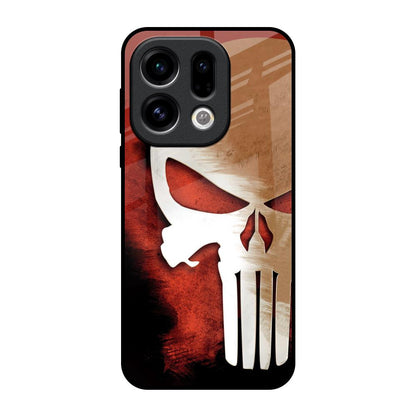 Red Skull Oppo Find X9 Glass Back Cover Online