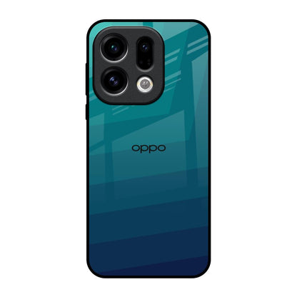 Green Triangle Pattern Oppo Find X9 Glass Back Cover Online