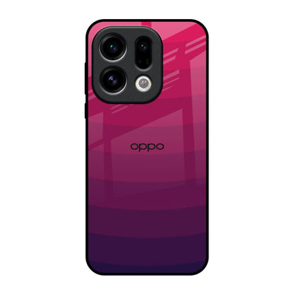 Wavy Pink Pattern Oppo Find X9 Glass Back Cover Online