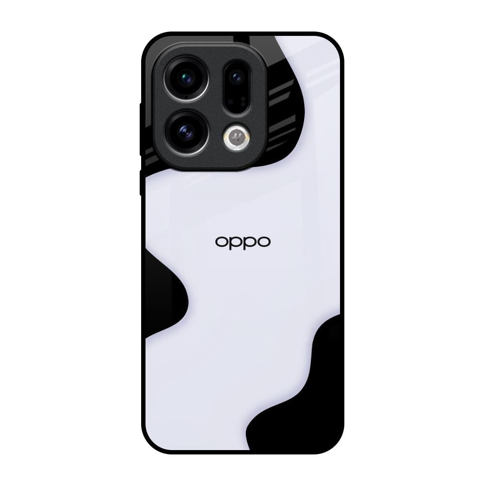 Wheat Cream Wavy Oppo Find X9 Glass Back Cover Online