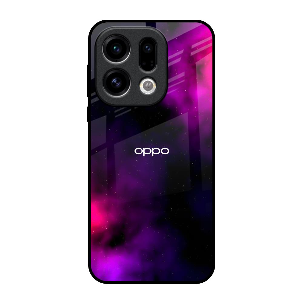 Pink Galaxy Oppo Find X9 Glass Back Cover Online
