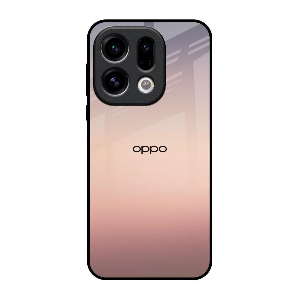 Golden Mauve Oppo Find X9 Glass Back Cover Online