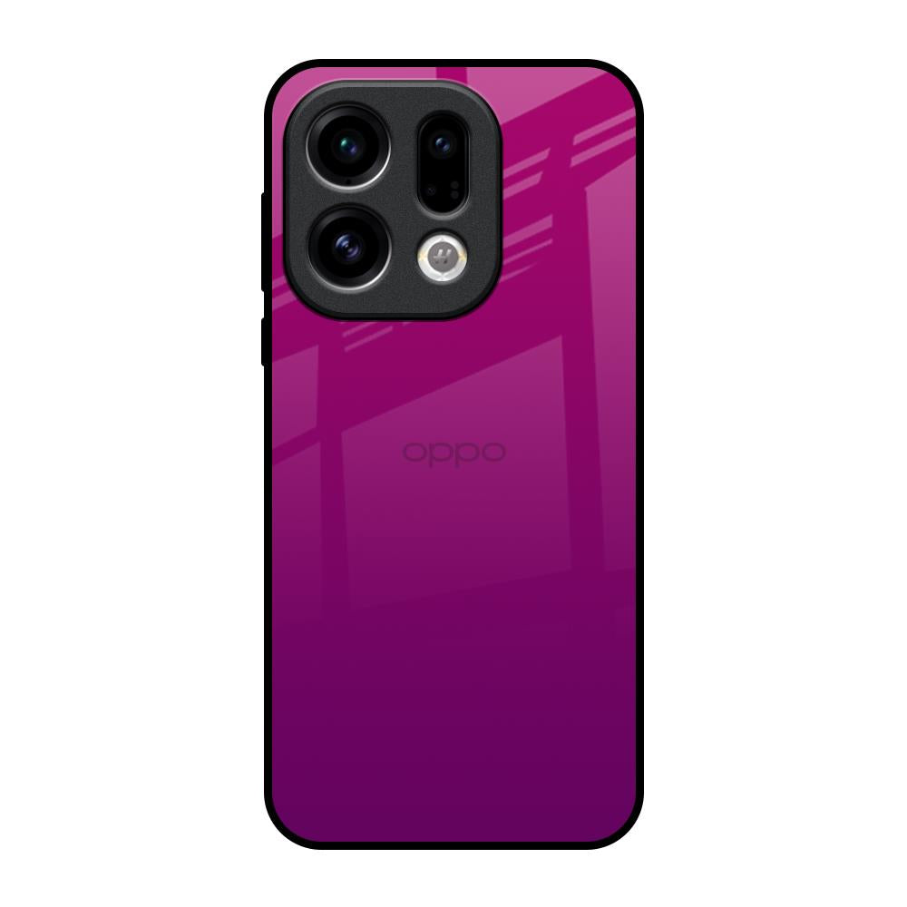 Magenta Gradient Oppo Find X9 Glass Back Cover Online