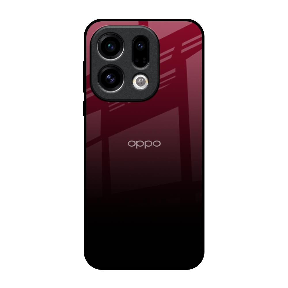 Wine Red Oppo Find X9 Glass Back Cover Online