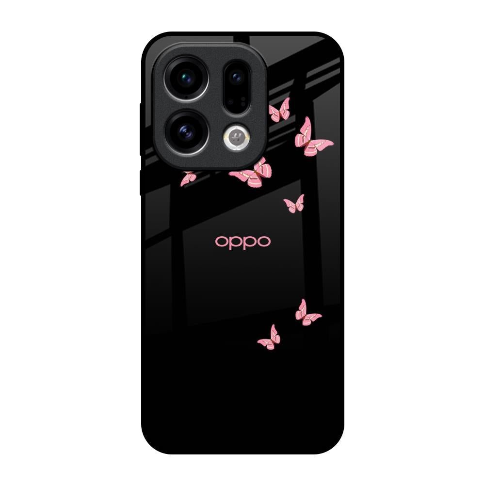 Fly Butterfly Oppo Find X9 Glass Back Cover Online