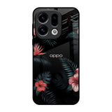 Tropical Art Flower Oppo Find X9 Glass Back Cover Online
