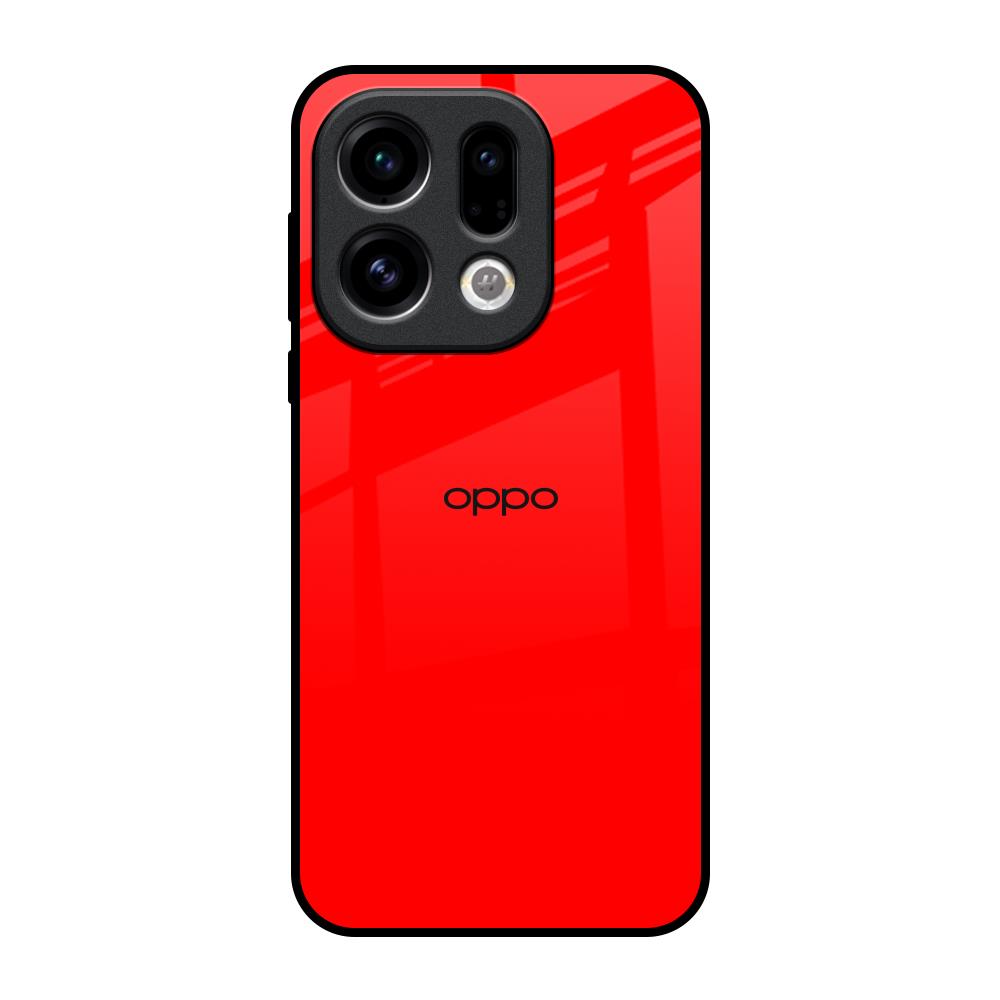 Blood Red Oppo Find X9 Glass Back Cover Online
