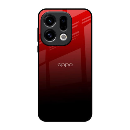 Maroon Faded Oppo Find X9 Glass Back Cover Online