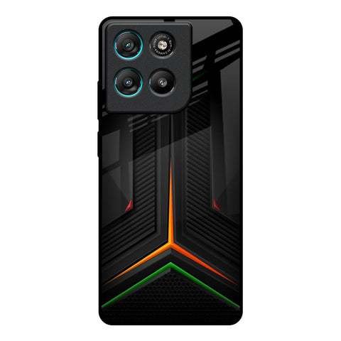 Modern Ultra Chevron Motorola Edge G67 Power Glass Back Cover Online