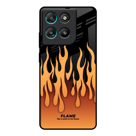 Fire Flame Motorola Edge G67 Power Glass Back Cover Online