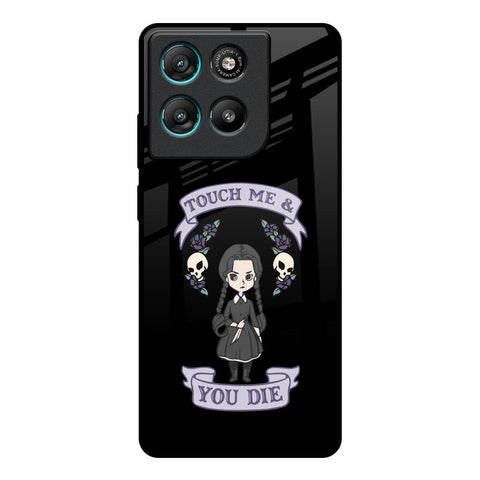 Touch Me & You Die Motorola Edge G67 Power Glass Back Cover Online