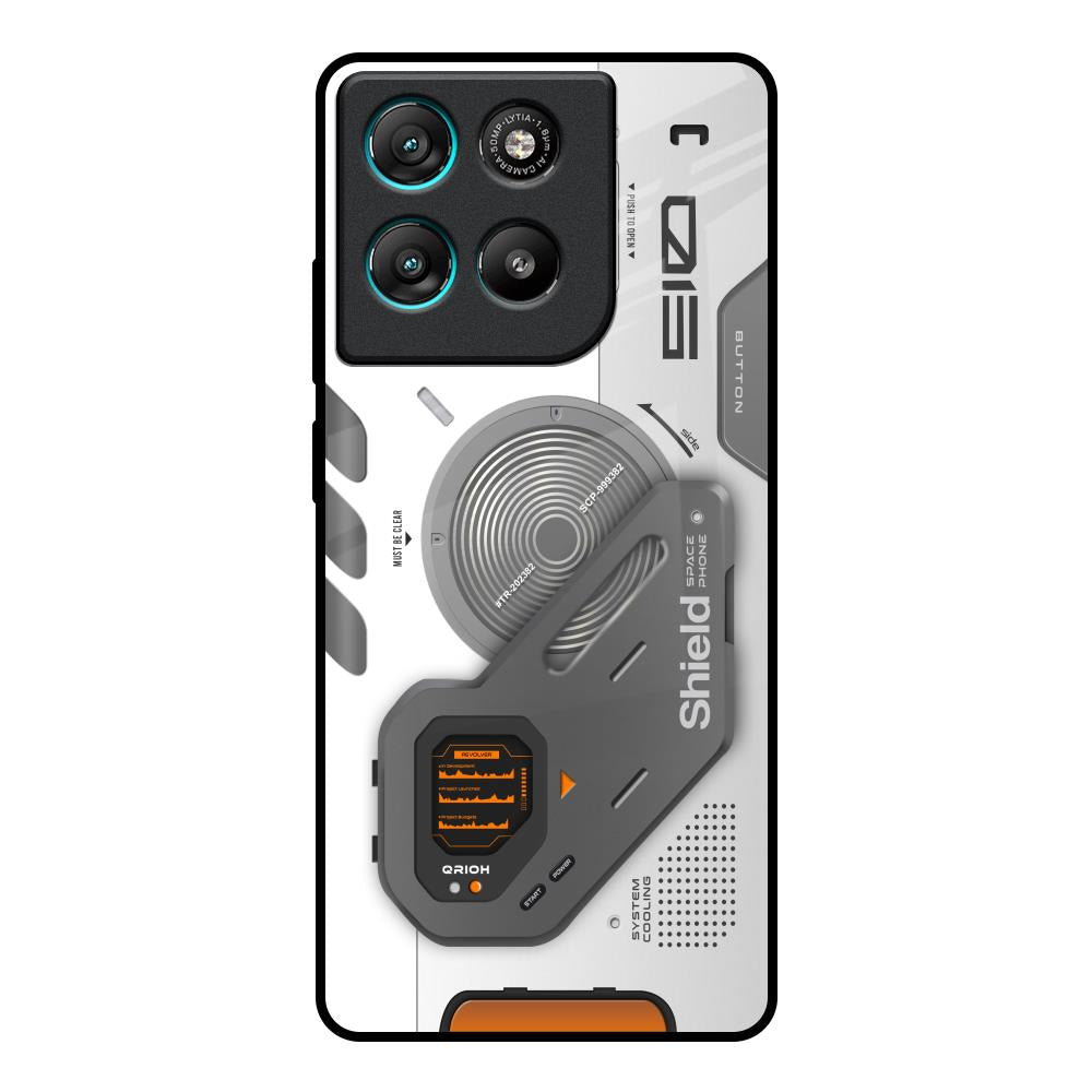 Liberty Cyber Motorola Edge G67 Power Glass Back Cover Online