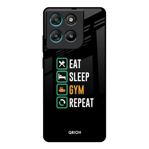 Daily Routine Motorola Edge G67 Power Glass Back Cover Online