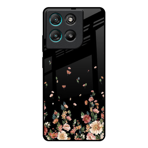 Floating Floral Print Motorola Edge G67 Power Glass Back Cover Online
