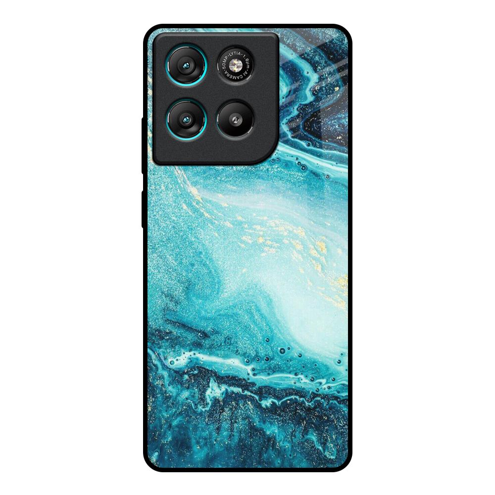 Sea Water Motorola Edge G67 Power Glass Back Cover Online
