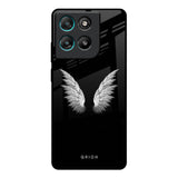 White Angel Wings Motorola Edge G67 Power Glass Back Cover Online