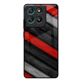 Soft Wooden Texture Motorola Edge G67 Power Glass Back Cover Online