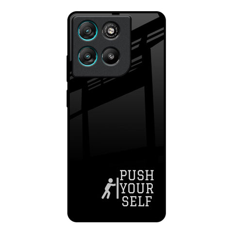 Push Your Self Motorola Edge G67 Power Glass Back Cover Online