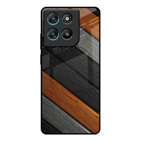 Tri Color Wood Motorola Edge G67 Power Glass Back Cover Online