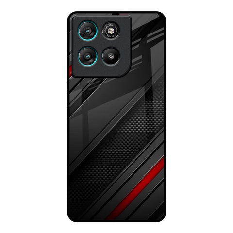 Modern Abstract Motorola Edge G67 Power Glass Back Cover Online