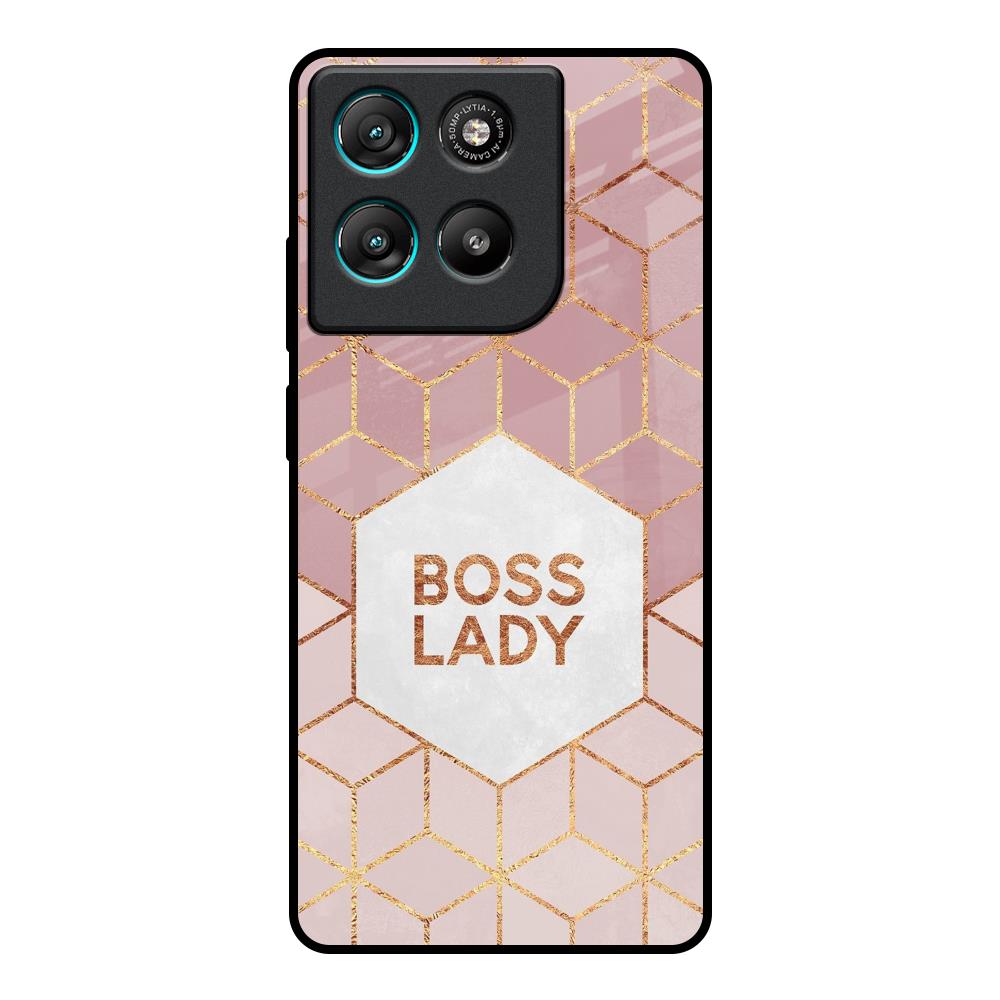 Boss Lady Motorola Edge G67 Power Glass Back Cover Online