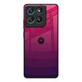 Wavy Pink Pattern Motorola Edge G67 Power Glass Back Cover Online