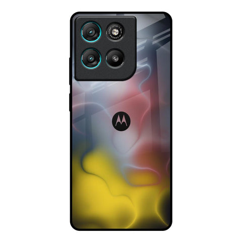 Colorful Smoke Motorola Edge G67 Power Glass Back Cover Online