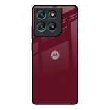 Classic Burgundy Motorola Edge G67 Power Glass Back Cover Online