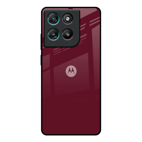 Classic Burgundy Motorola Edge G67 Power Glass Back Cover Online