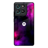 Pink Galaxy Motorola Edge G67 Power Glass Back Cover Online