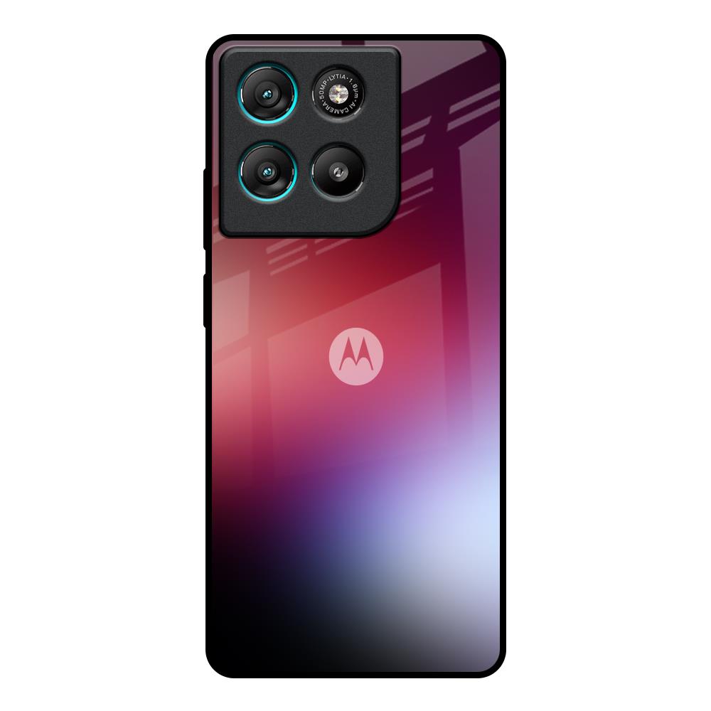 Gaussian Red Motorola Edge G67 Power Glass Back Cover Online