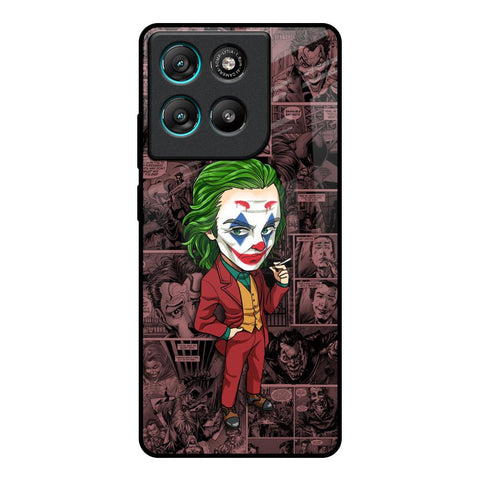 Joker Cartoon Motorola Edge G57 Power Glass Back Cover Online